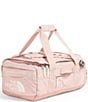 The North Face Base Camp Voyager Duffel Bag, Color:Pink Moss White Dune - Image 1