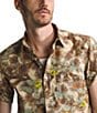 Color:Gravel TNF Cactus Camouflage Print - Image 5 - Baytrail Camouflage Printed Woven Shirt