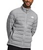 Color:Meld Grey - Image 1 - Belleview Stretch Down Snow Zip Front Ski Jacket