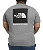 Color:TNF Medium Grey Heather/TNF Black - Image 1 - Big & Tall Big Box NSE Short Sleeve T-Shirt