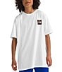 Color:TNF White TNF Black - Image 2 - Big Boys 8-20 Short Sleeve White Light Screen T-Shirt