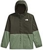 The North Face Big Boys Warm Antora Rain Jacket, Color:New Taupe Green/Bark Mist - Image 6