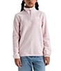 The North Face Big Kids Glacier Quarter-1/4 Zip Pullover, Color:Pale Blossom - Image 1