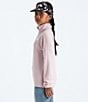 The North Face Big Kids Glacier Quarter-1/4 Zip Pullover, Color:Pale Blossom - Image 3