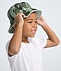 Color:Misty Sage - Image 4 - Boys Camo Bucket Hat
