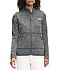 Color:TNF Medium Grey Heather - Image 1 - Canyonlands Full Zip Stand Collar Long Sleeve Fleece Jacket
