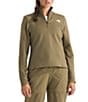 The North Face Cedar Trail Grid Fleece Quarter Zip Jacket - Image 1