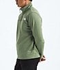 The North Face Cedar Trail Grid Long Sleeve 1/4 Zip Fleece Pullover, Color:Bark Mist - Image 3