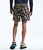 Color:Summit Navy Hand Tied Fly Print - Image 2 - Class-V Pathfinder Hand Tied Fly Printed 7#double; Inseam Ripstop Shorts