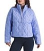 The North Face Diamond Quilt Peak Insulated Zip Front Jacket - Image 1
