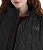 The North Face Diamond Quilt Peak Insulated Zip Front Jacket, Color:TNF Black - Image 5