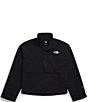 Color:TNF Black - Image 5 - Easy Wind Zip Front Long Sleeve Pullover