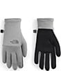 The North Face Etip Recycled Gloves, Color:TNF Medium Grey Heather - Image 1