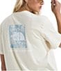 The North Face Evolution Box Fill Short Sleeve Graphic Tee, Color:White Dune - Image 3