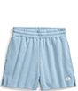 Color:Steel Blue - Image 5 - Evolution Elastic Waist Side Pocket Embroidered Logo Shorts