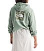 The North Face Evolution Floral Box NSE Graphic Pullover Hoodie, Color:Slate Moss - Image 2