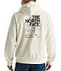 The North Face Evolution Half Dome Long Sleeve Hoodie, Color:White Dune - Image 1