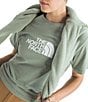 The North Face Evolution Half Dome Oversize Graphic Crew Neck Short Sleeves Tee, Color:Slate Moss/TNF White - Image 3