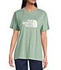 The North Face Evolution Half Dome Oversize Graphic Crew Neck Short Sleeves Tee, Color:Slate Moss/TNF White - Image 4