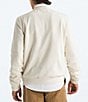 The North Face Evolution Long Sleeve Fleece Sweatshirt, Color:White Dune - Image 2