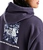 The North Face Evolution Moon Florals Print Oversize Boxed Fit Pullover Hoodie - Image 3
