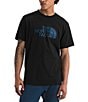 The North Face Evolution Regenerative Ink Half Dome Short Sleeve T-Shirt, Color:TNF Black - Image 1