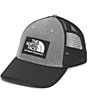 Color:Black/Medium Grey Heather - Image 1 - Fine Alpine Mudder Trucker Hat