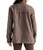 The North Face Forest Flannel Plaid Point Collar Snap Front Shacket - Image 2