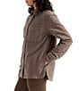 The North Face Forest Flannel Plaid Point Collar Snap Front Shacket - Image 3
