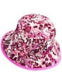 Color:Violet Crocus Maze - Image 2 - Girls Reversible Bucket Hat