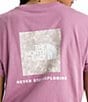 The North Face Glacier Drift Relaxed Short Sleeve Soft Cotton Blend Tee - Image 3