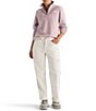 The North Face Glacier Fleece Stand Collar Contrast Trim Pullover Jacket - Image 3