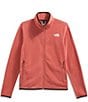 The North Face Glacier Fleece Stand Collar Zip Front Jacket, Color:Mars Dust - Image 5