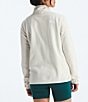 The North Face Glacier Fleece Stand Collar Zip Front Jacket, Color:White Dune - Image 2