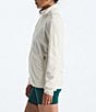 The North Face Glacier Fleece Stand Collar Zip Front Jacket, Color:White Dune - Image 3