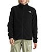 The North Face Glacier Fleece Stand Collar Zip Front Jacket, Color:TNF Black - Image 4