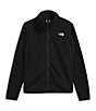 The North Face Glacier Fleece Stand Collar Zip Front Jacket, Color:TNF Black - Image 7
