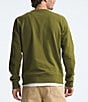 Color:Forest Olive - Image 2 - Heritage Patch Rib Hem Pullover Sweatshirt