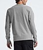 Color:TNF Medium Grey Heather/TNF White - Image 2 - Heritage Patch Rib Hem Pullover Sweatshirt