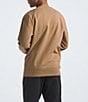 Color:Utility Brown/TNF White - Image 2 - Heritage Patch Rib Hem Pullover Sweatshirt