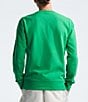 Color:Optic Emerald - Image 2 - Heritage Patch Rib Hem Pullover Sweatshirt