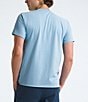 Color:Steel Blue Heather - Image 2 - Heritage Patch Short Sleeve Heathered T-Shirt