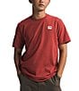 Color:Iron Red Heather - Image 1 - Heritage Patch Short Sleeve Heathered T-Shirt