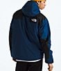 The North Face Hooded Reign On Jacket, Color:Estate Blue/TNF Black - Image 2