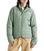 The North Face Junction Heatseeker Insulated Stand Collar Zip Front Jacket, Color:Slate Moss - Image 2