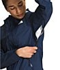 Color:Summit Navy - Image 4 - Ladies Alta Vista Hooded Zip Front Long Sleeve Jacket