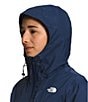 Color:Summit Navy - Image 5 - Ladies Alta Vista Hooded Zip Front Long Sleeve Jacket