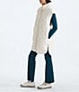 The North Face Large Diamond Peak Oversized Insulated Zip Front Vest, Color:White Dune - Image 3