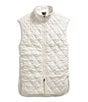 The North Face Large Diamond Peak Oversized Insulated Zip Front Vest, Color:White Dune - Image 5