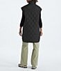 The North Face Large Diamond Peak Oversized Insulated Zip Front Vest, Color:TNF Black - Image 2